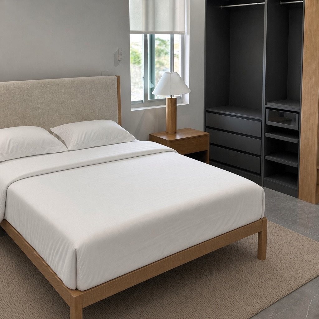 Efficiency suite with wardrobe